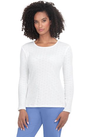 Rohan Tee - Heart Pointelle White - Regular