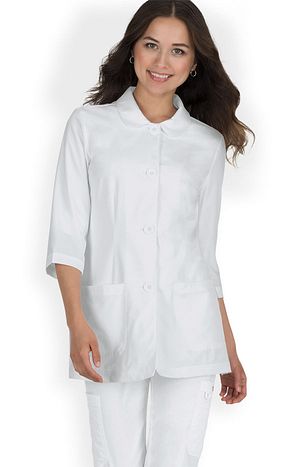 Amber Lab Coat - White