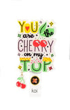 koi Shaker Badges - Cherry On Top - Regular