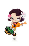 koi Shaker Badges - Hula Cutie - Regular