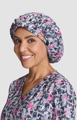 Bouffant Scrub Cap - Ink Hearts - Regular