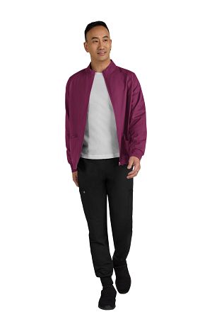 Alpha Mens Jacket - Wine - Regular