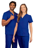 Adar Universal Unisex V-Neck 2 Pocket Scrub Top