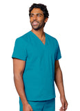 Adar Universal Unisex V-Neck 2 Pocket Scrub Top