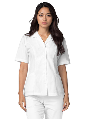 ADAR Universal Lapel Collar Buttoned Top