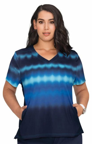 Regular Wavy Ombre Blue