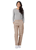 Adar Universal Natural-Rise Multipocket Cargo Tapered Leg Pants Petite