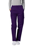 Adar Universal Natural-Rise Multipocket Cargo Tapered Leg Pants Petite
