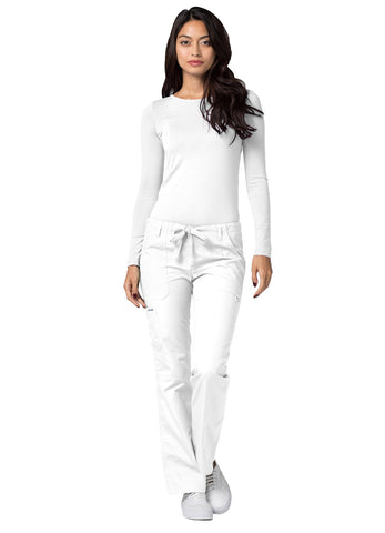 Adar Universal Low-Rise Multipocket Drawstring Straight Leg Pants Tall