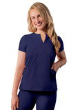 ADAR Addition Women's Notched V-neck Scrub Top1