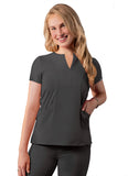 ADAR Addition Women's Notched V-neck Scrub Top1