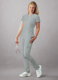 ADAR Addition Women's Notched V-neck Scrub Top1
