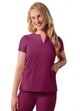 ADAR Addition Women's Notched V-neck Scrub Top1