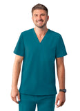 ADAR Addition Men's Classic V-Neck Scrub Top