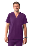 ADAR Addition Men's Classic V-Neck Scrub Top