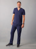 ADAR Addition Men's Classic V-Neck Scrub Top
