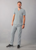 ADAR Addition Men's Classic V-Neck Scrub Top1