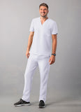 ADAR Addition Men's Classic V-Neck Scrub Top1