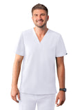 ADAR Addition Men's Classic V-Neck Scrub Top1