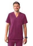 ADAR Addition Men's Classic V-Neck Scrub Top1