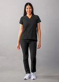 ADAR Addition Women's Modern V-Neck Scrub Top