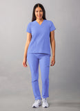 ADAR Addition Women's Modern V-Neck Scrub Top