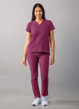 ADAR Addition Women's Modern V-Neck Scrub Top1