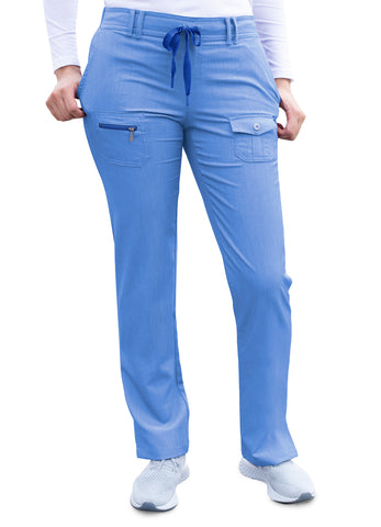 ADAR Pro Women's Slim Fit 6 Pocket Pant  Petite
