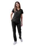 ADAR Pro Womenâ€™s Sweetheart V-neck Scrub Top