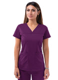 ADAR Pro Womenâ€™s Sweetheart V-neck Scrub Top