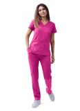 ADAR Pro Womenâ€™s Sweetheart V-neck Scrub Top