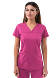 ADAR Pro Womenâ€™s Sweetheart V-neck Scrub Top