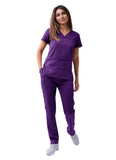 ADAR Pro Womenâ€™s Sweetheart V-neck Scrub Top