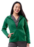 ADAR Pro Womens Performance Full Zip Bonded Fleece Jacket
