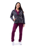 ADAR Pro Womens Performance Full Zip Bonded Fleece Jacket