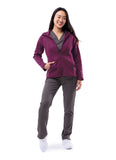 ADAR Pro Womens Performance Full Zip Bonded Fleece Jacket