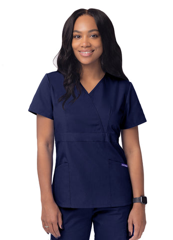 Sivvan Women's Mock Wrap Top/Cargo Pant Scrub Set1